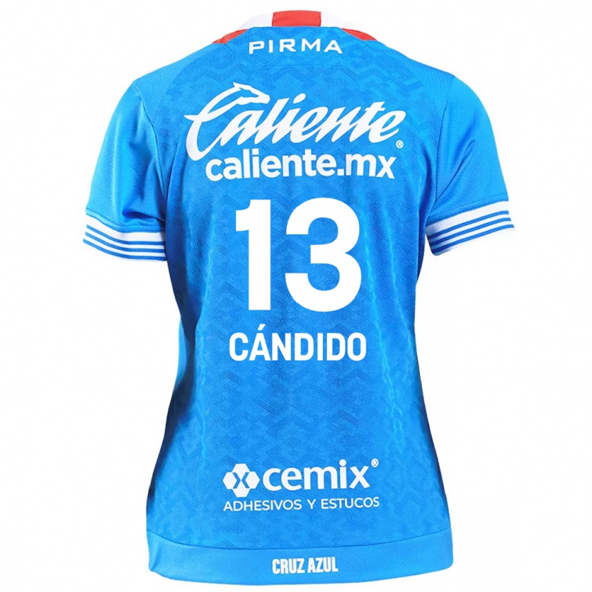 Men Football Camilo Cándido #13 Sky Blue Home Jersey 2024/25 T-Shirt Nz