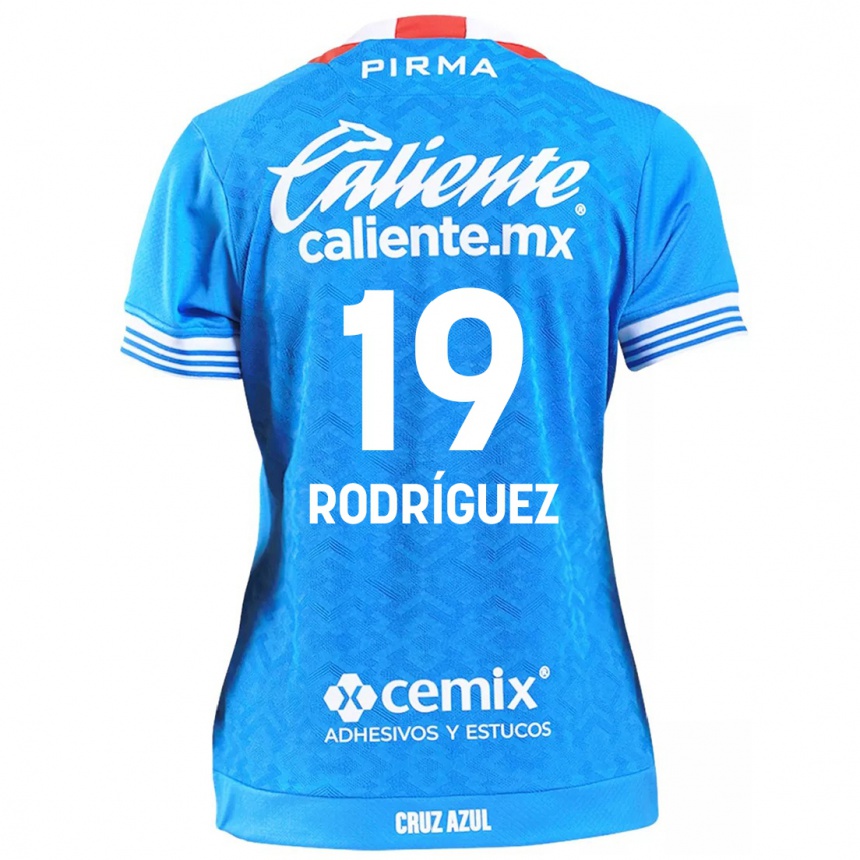 Men Football Carlos Rodriguez #19 Sky Blue Home Jersey 2024/25 T-Shirt Nz