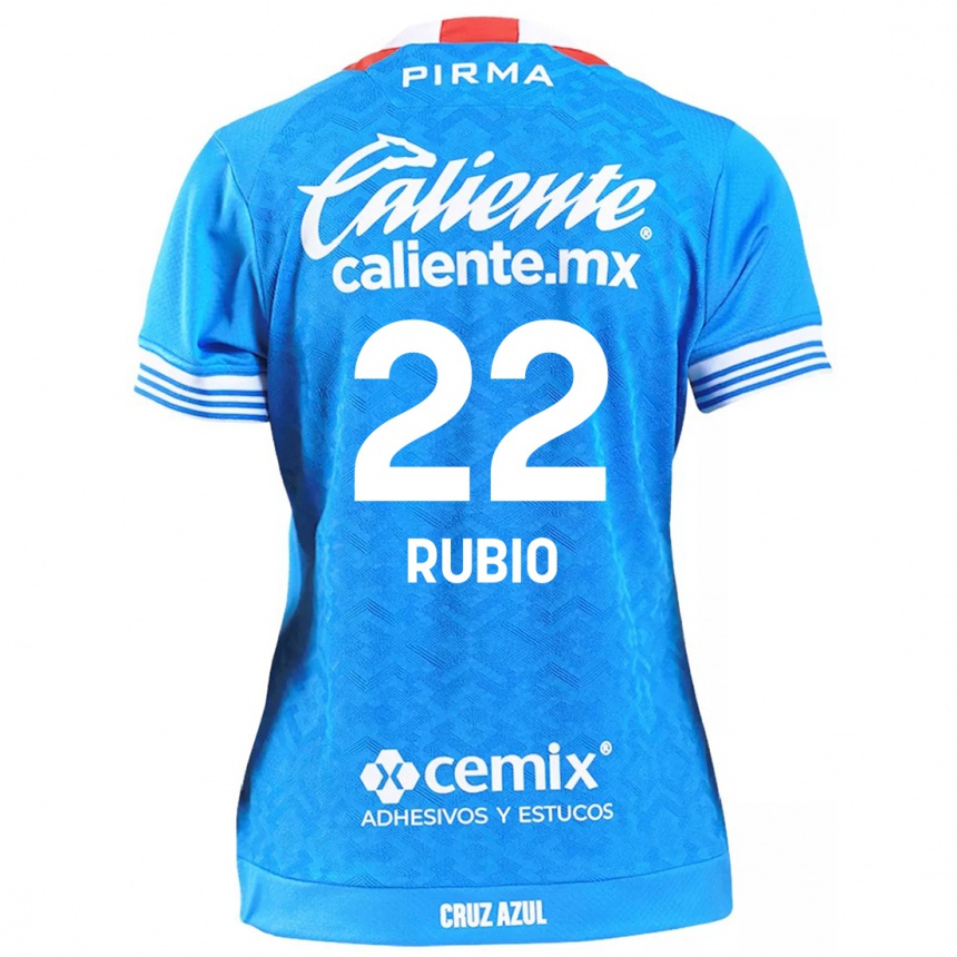 Men Football Raymundo Rubio #22 Sky Blue Home Jersey 2024/25 T-Shirt Nz