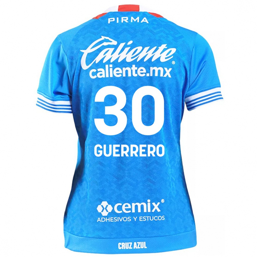 Men Football Rafael Guerrero #30 Sky Blue Home Jersey 2024/25 T-Shirt Nz