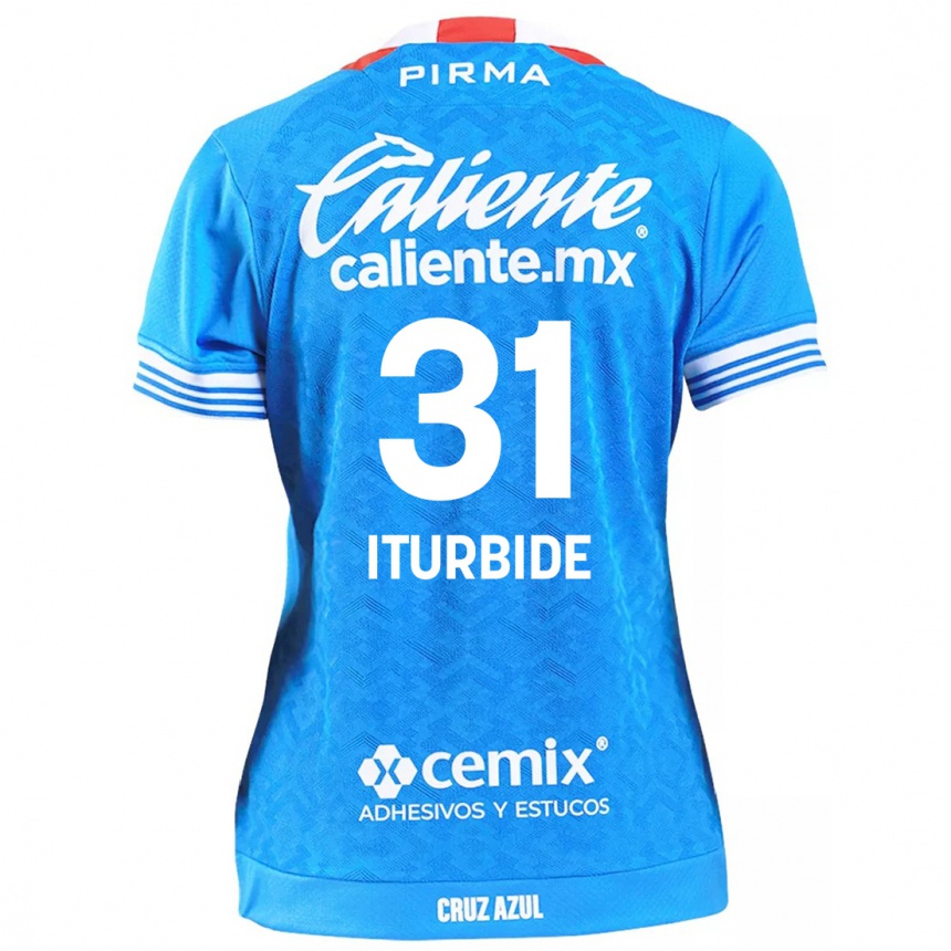 Men Football Luis Iturbide #31 Sky Blue Home Jersey 2024/25 T-Shirt Nz