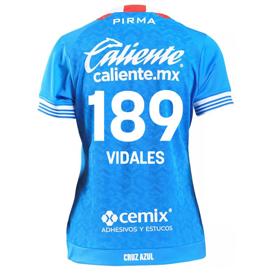 Men Football Álvaro Vidales #189 Sky Blue Home Jersey 2024/25 T-Shirt Nz