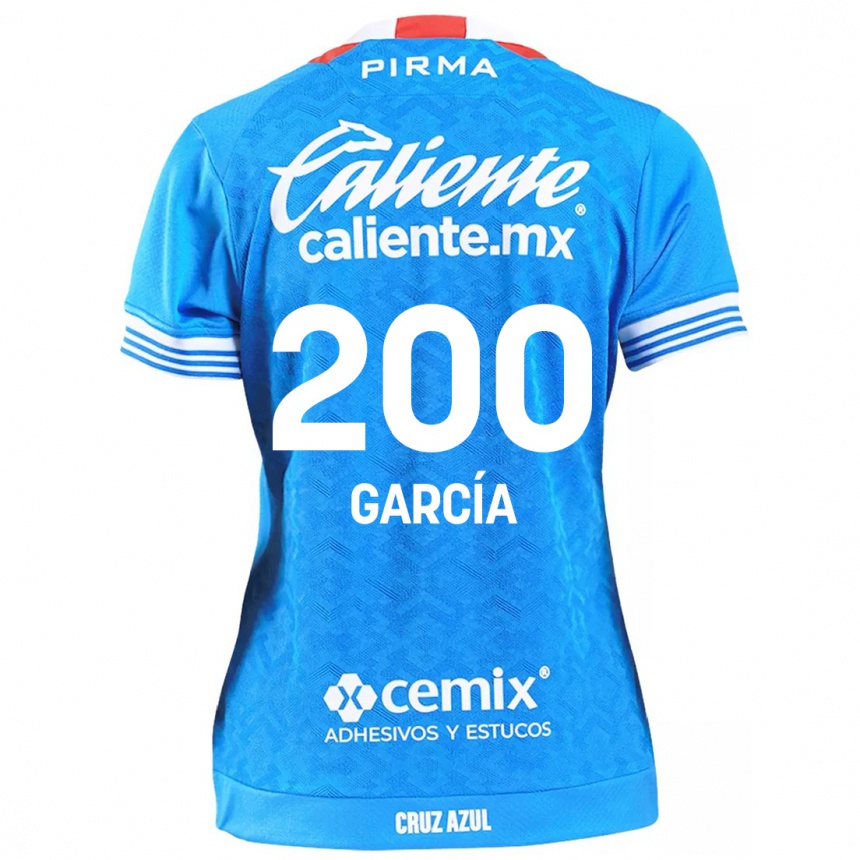 Men Football Jorge García #200 Sky Blue Home Jersey 2024/25 T-Shirt Nz