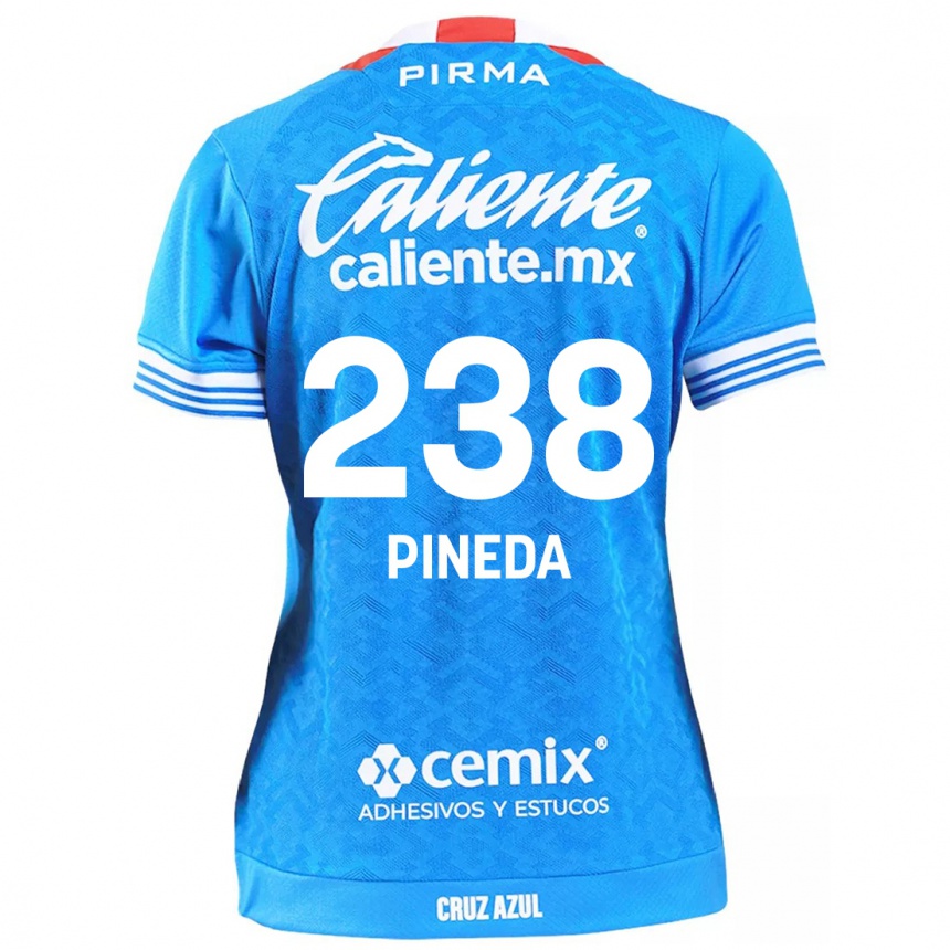 Men Football Zadiel Pineda #238 Sky Blue Home Jersey 2024/25 T-Shirt Nz