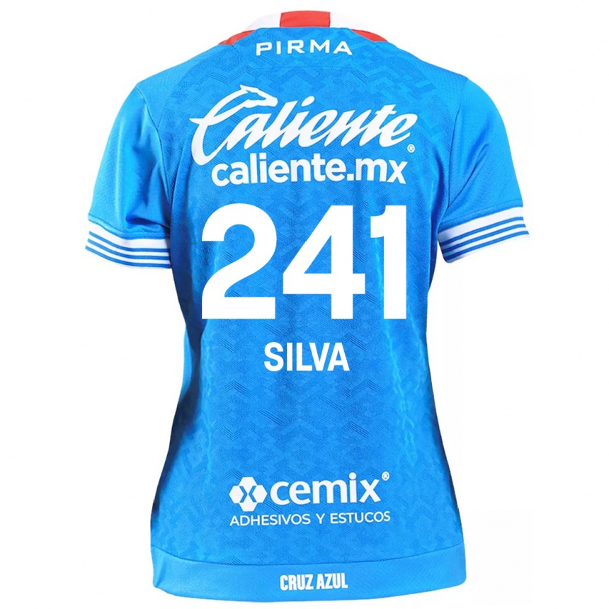 Men Football Iván Silva #241 Sky Blue Home Jersey 2024/25 T-Shirt Nz