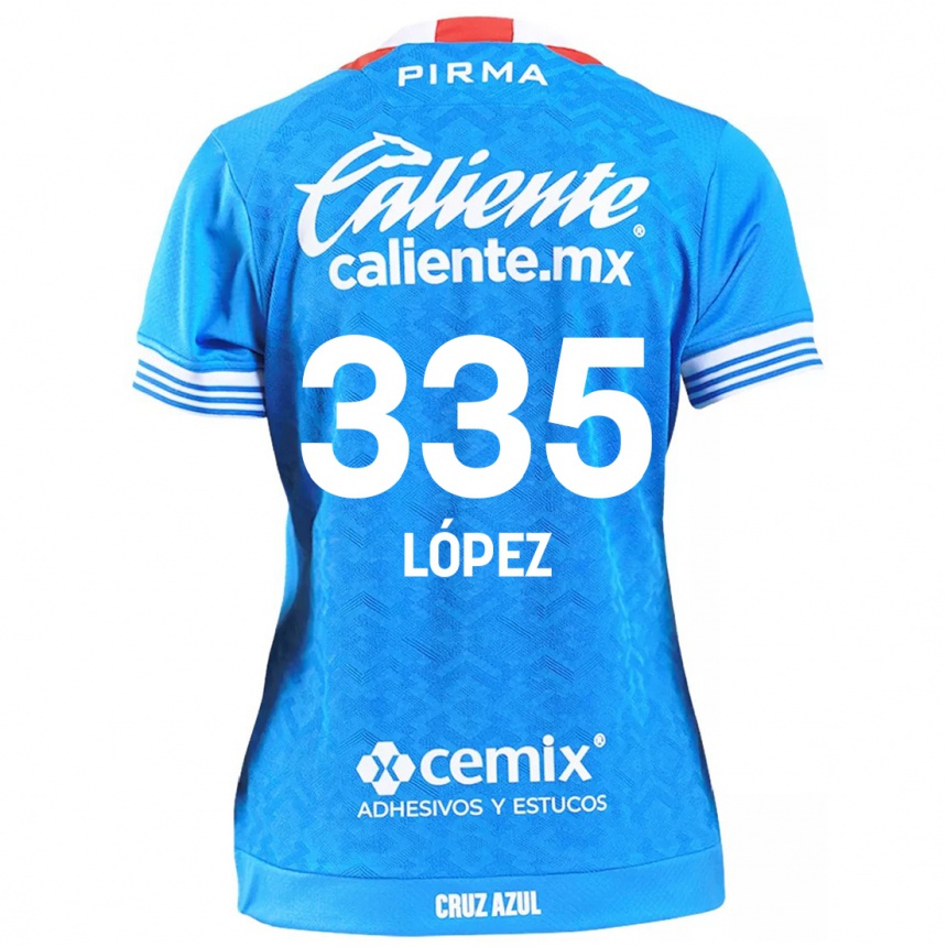 Men Football Alfredo López #335 Sky Blue Home Jersey 2024/25 T-Shirt Nz