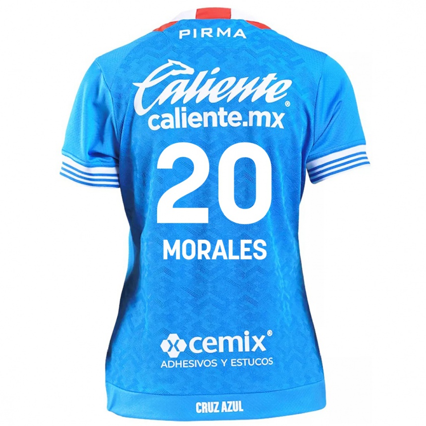 Men Football Ivan Morales #20 Sky Blue Home Jersey 2024/25 T-Shirt Nz