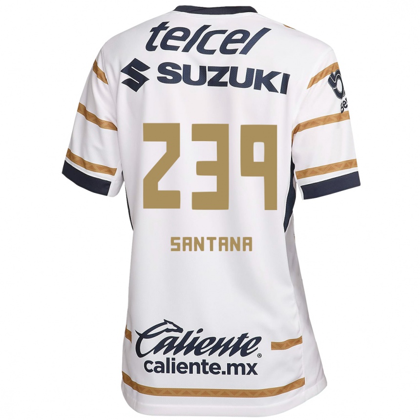 Men Football Guillermo Santana #239 White Obsidian Home Jersey 2024/25 T-Shirt Nz