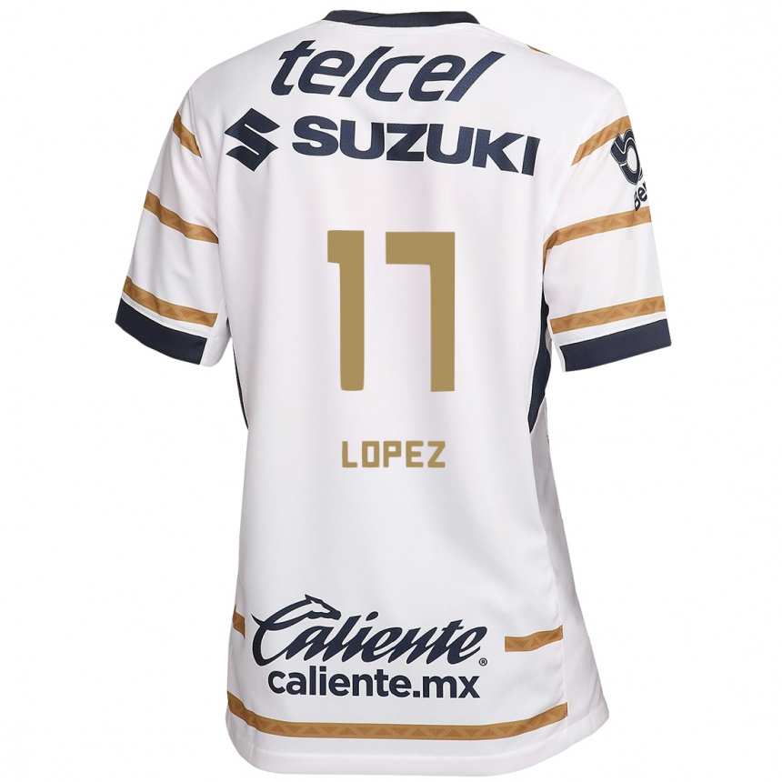 Men Football Leonel Lopez #17 White Obsidian Home Jersey 2024/25 T-Shirt Nz