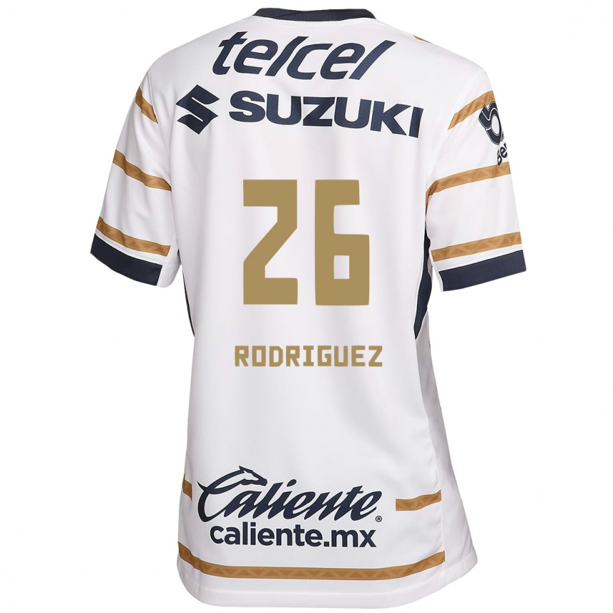 Men Football Lucia Rodriguez #26 White Obsidian Home Jersey 2024/25 T-Shirt Nz