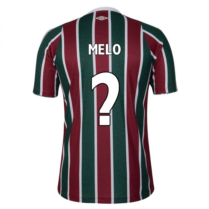 Men Football Davi Melo #0 Green Maroon White Home Jersey 2024/25 T-Shirt Nz