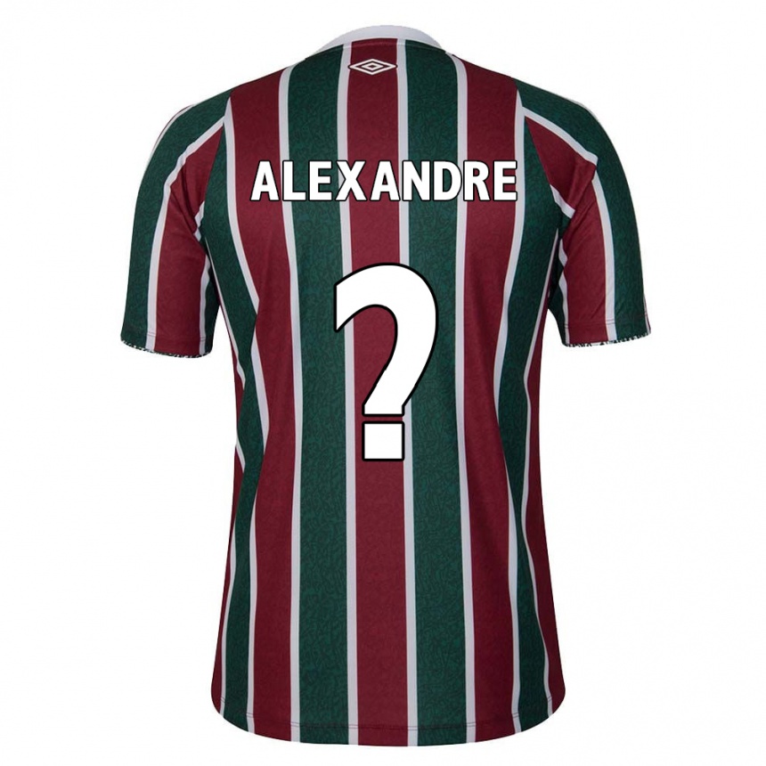 Men Football Alexandre #0 Green Maroon White Home Jersey 2024/25 T-Shirt Nz