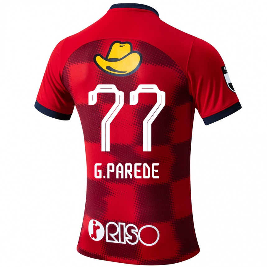 Men Football Guilherme Parede #77 Red Blue White Home Jersey 2024/25 T-Shirt Nz