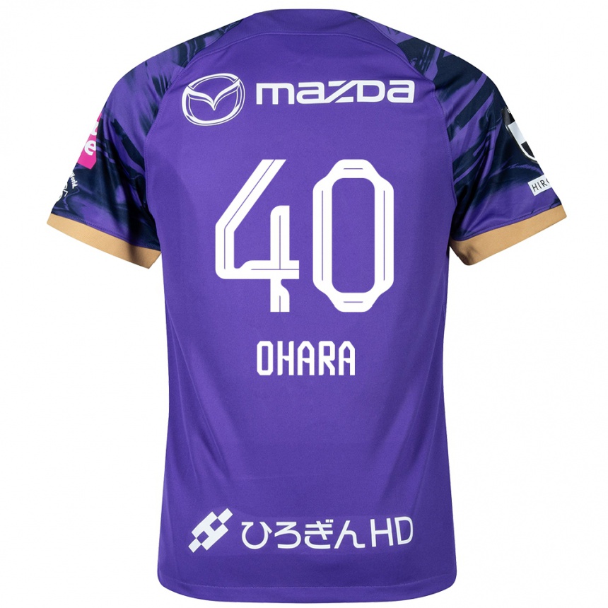 Men Football Motoki Ohara #40 Purple White Home Jersey 2024/25 T-Shirt Nz