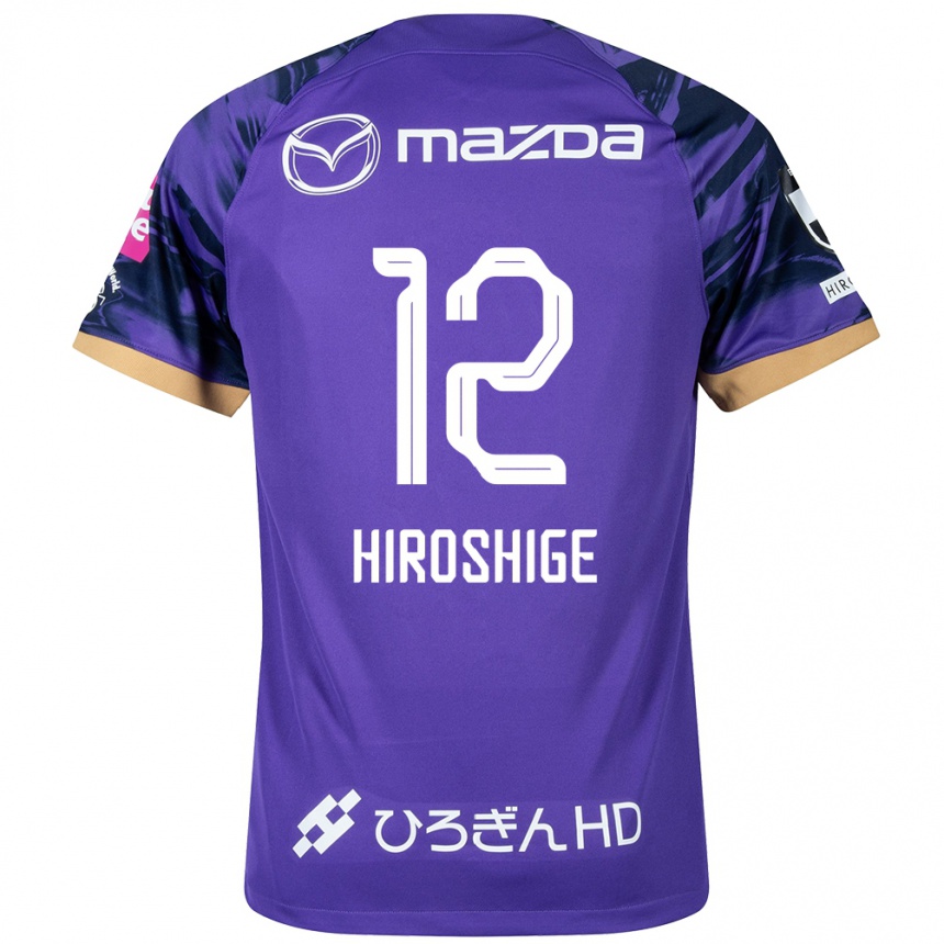 Men Football Soma Hiroshige #12 Purple White Home Jersey 2024/25 T-Shirt Nz