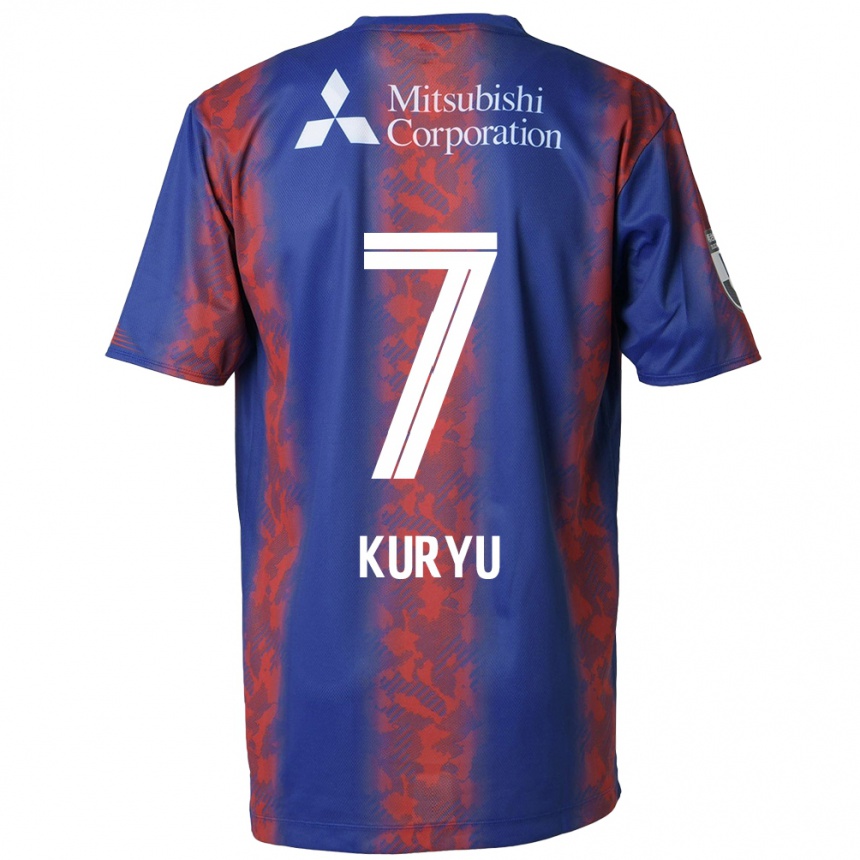 Men Football Kuryu Matsuki #7 Blue Red Home Jersey 2024/25 T-Shirt Nz