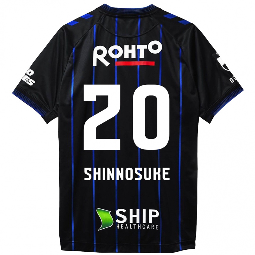 Men Football Shinnosuke Nakatani #20 Black Blue Home Jersey 2024/25 T-Shirt Nz