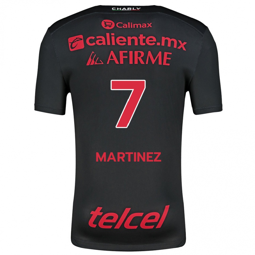 Men Football Alejandro Martínez #7 Black Red Home Jersey 2024/25 T-Shirt Nz