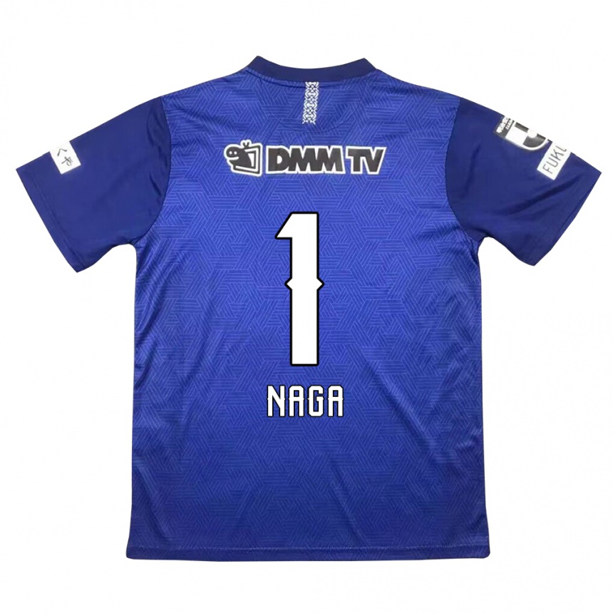 Men Football Takumi Nagaishi #1 Dark Blue Home Jersey 2024/25 T-Shirt Nz