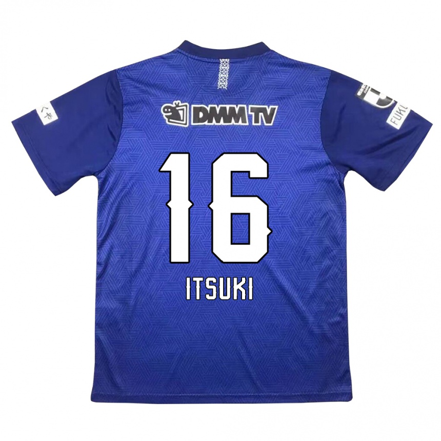 Men Football Itsuki Oda #16 Dark Blue Home Jersey 2024/25 T-Shirt Nz