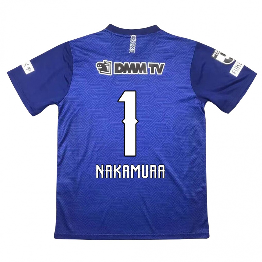 Men Football Seigo Nakamura #1 Dark Blue Home Jersey 2024/25 T-Shirt Nz