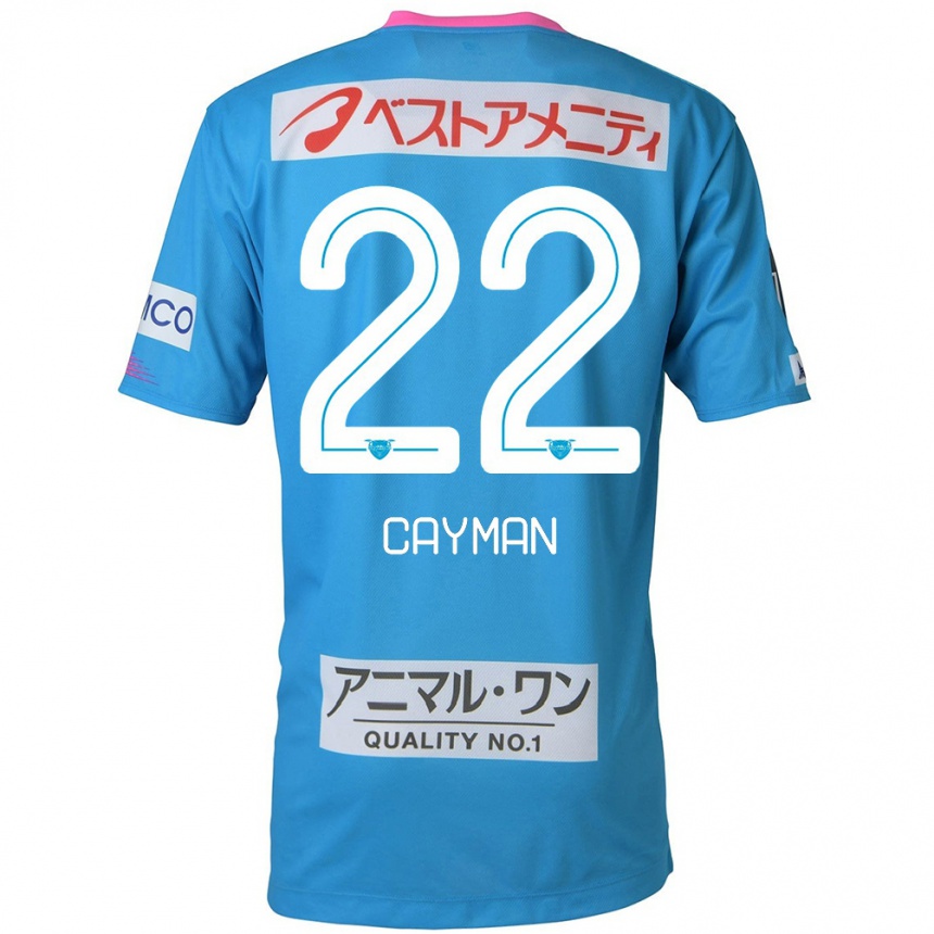 Men Football Cayman Togashi #22 Blue Pink Home Jersey 2024/25 T-Shirt Nz