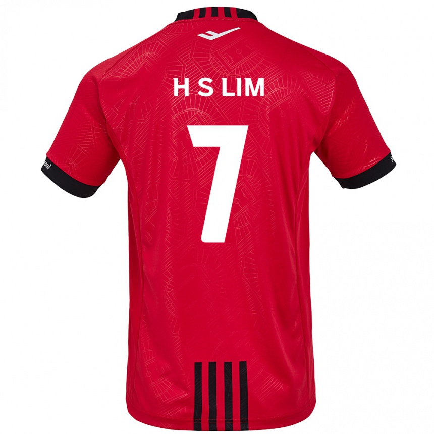 Men Football Sang-Hyub Lim #7 Red Black Home Jersey 2024/25 T-Shirt Nz