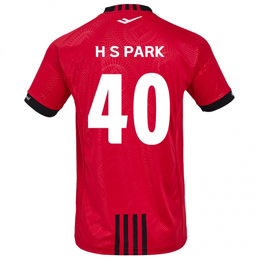 Men Football Seong-Hun Park #40 Red Black Home Jersey 2024/25 T-Shirt Nz