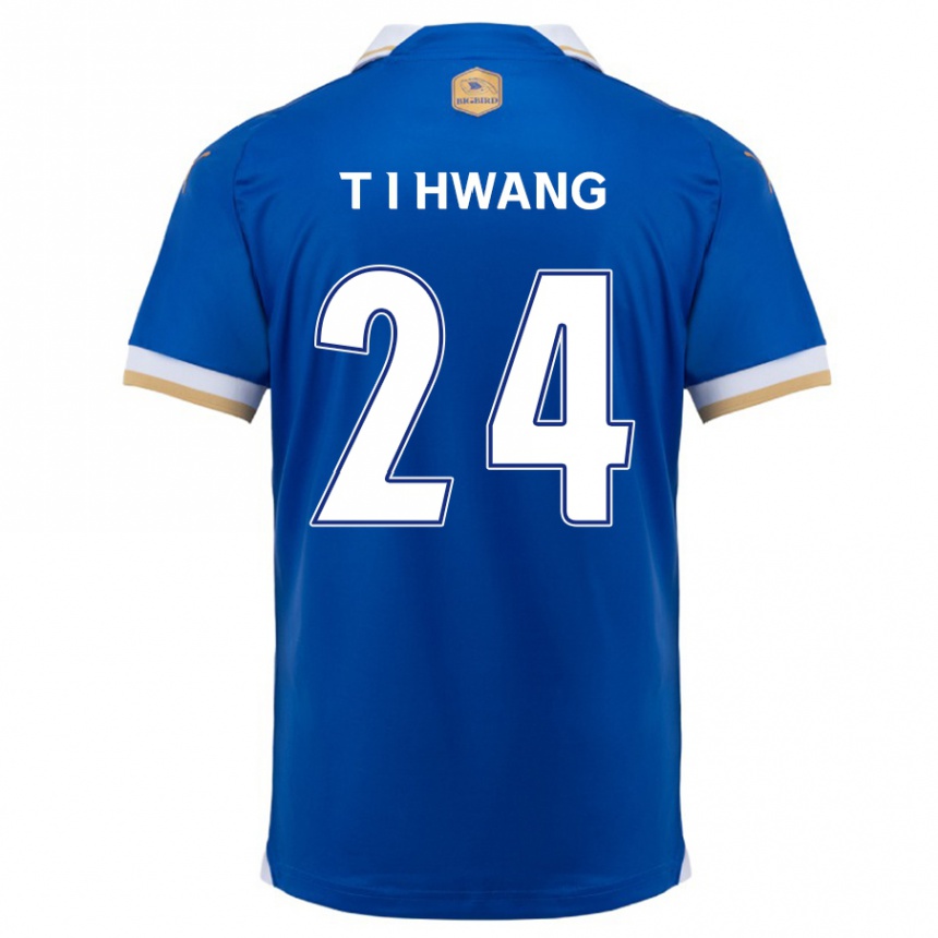 Men Football In-Taek Hwang #24 Blue White Home Jersey 2024/25 T-Shirt Nz