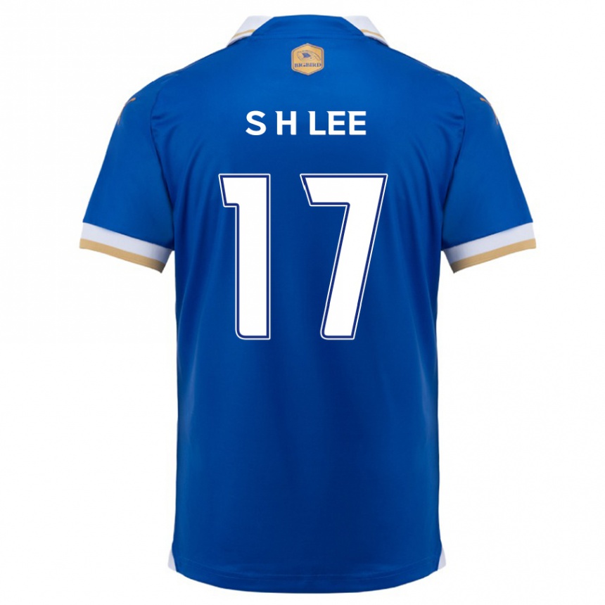 Men Football Hyun-Seo Lee #17 Blue White Home Jersey 2024/25 T-Shirt Nz