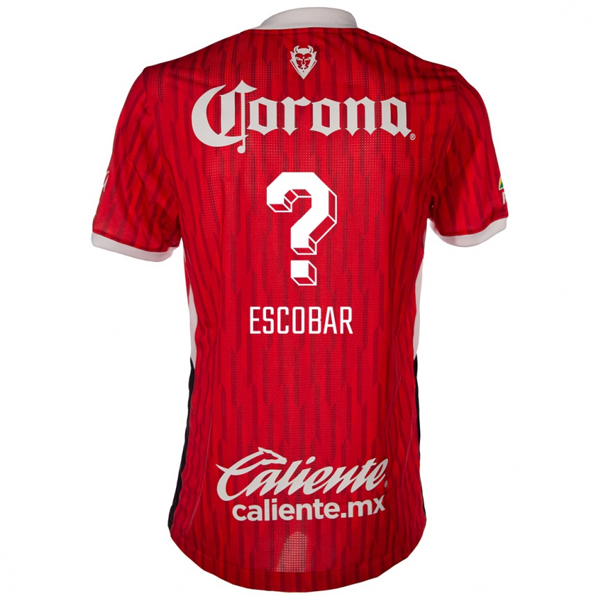 Men Football Juan Escobar #0 Red White Home Jersey 2024/25 T-Shirt Nz