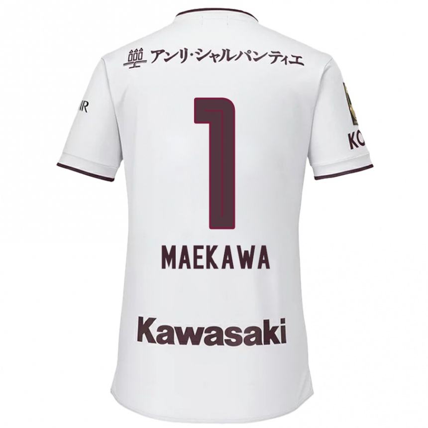 Men Football Daiya Maekawa #1 White Red Away Jersey 2024/25 T-Shirt Nz