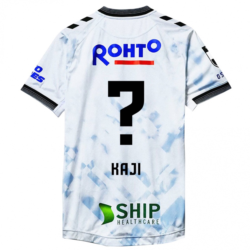 Men Football Rihito Kaji #0 White Black Away Jersey 2024/25 T-Shirt Nz