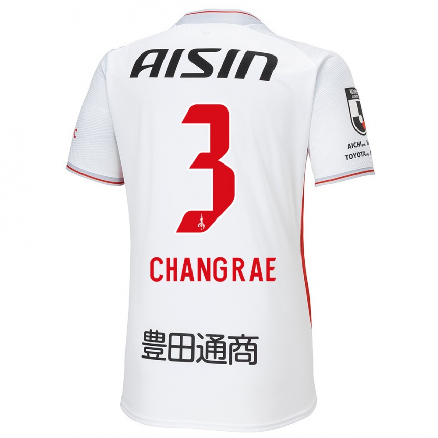 Men Football Chang-Rae Ha #3 White Yellow Red Away Jersey 2024/25 T-Shirt Nz