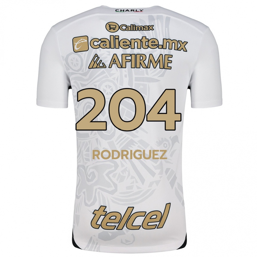 Men Football Jesús Rodríguez #204 White Black Away Jersey 2024/25 T-Shirt Nz