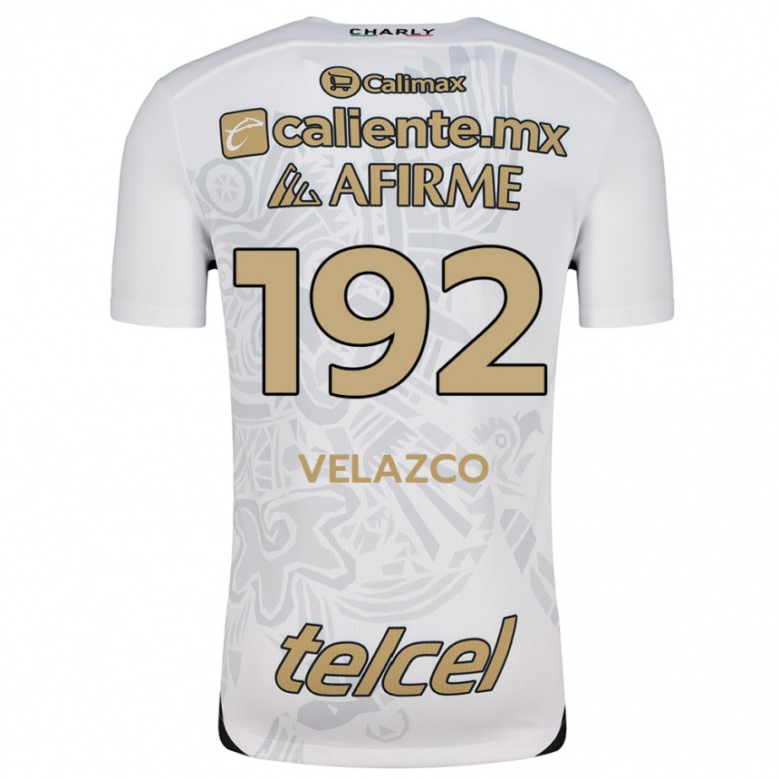 Men Football Emiliano Velazco #192 White Black Away Jersey 2024/25 T-Shirt Nz