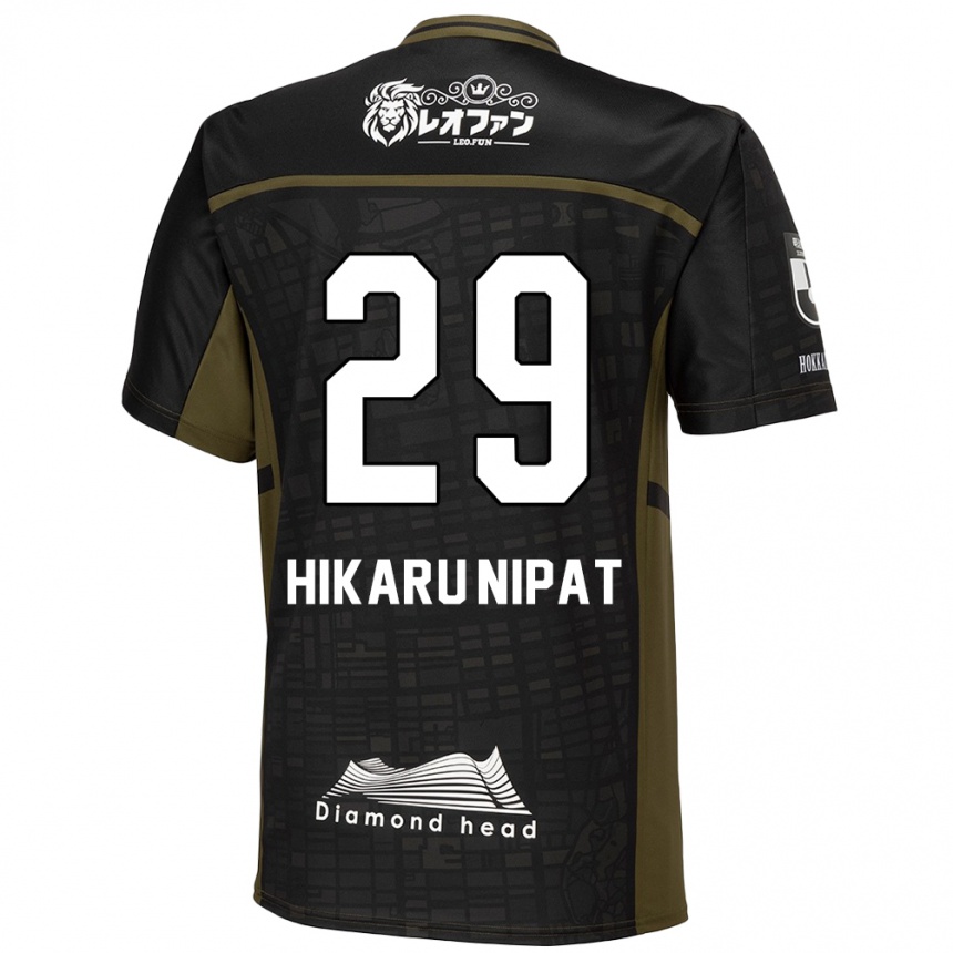 Men Football Reese Hikaru Nipat #29 Black Green Away Jersey 2024/25 T-Shirt Nz