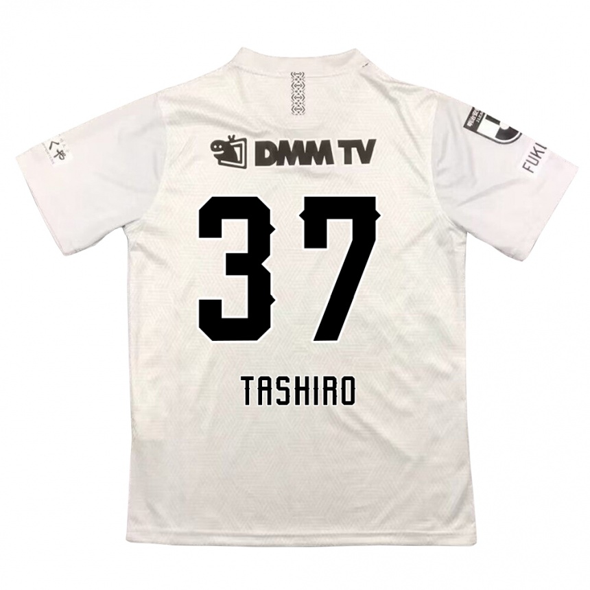 Men Football Masaya Tashiro #37 Gray Black Away Jersey 2024/25 T-Shirt Nz