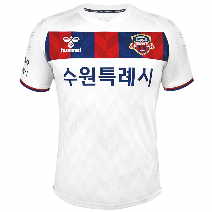 Men Football Nam-Hoon Kwon #16 White Blue Away Jersey 2024/25 T-Shirt Nz