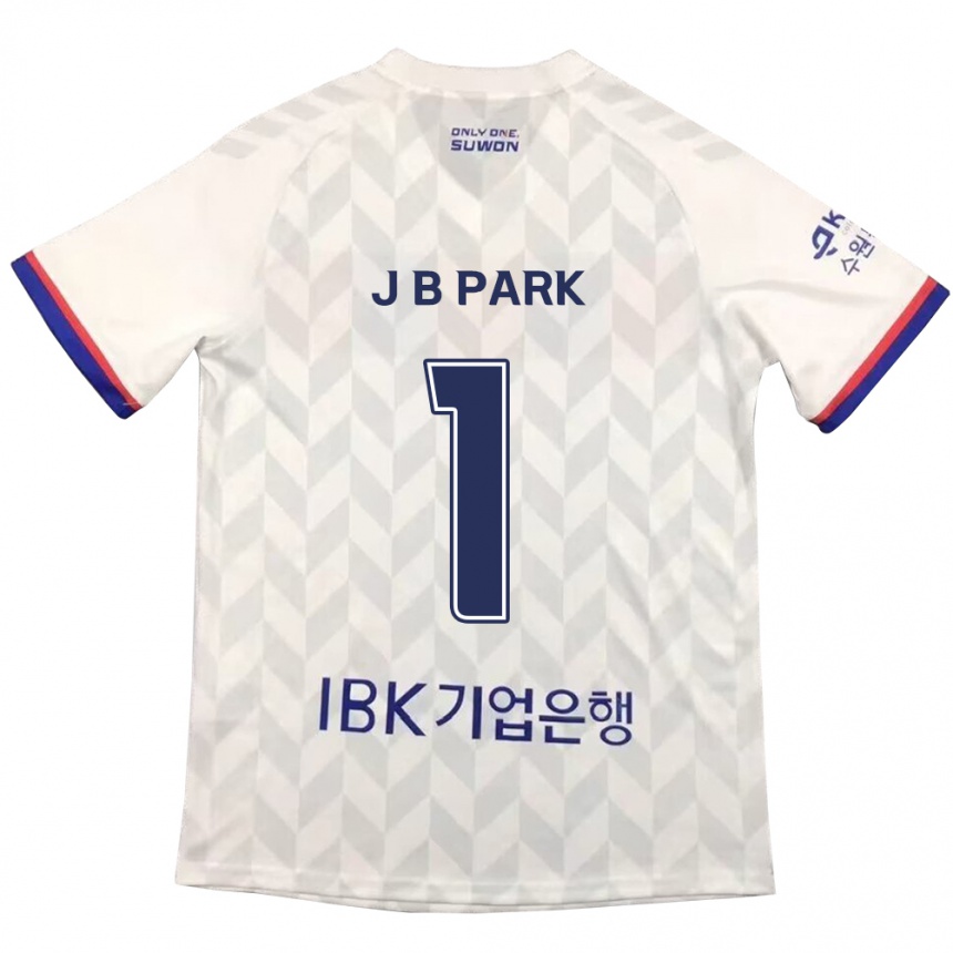 Men Football Bae-Jong Park #1 White Blue Away Jersey 2024/25 T-Shirt Nz