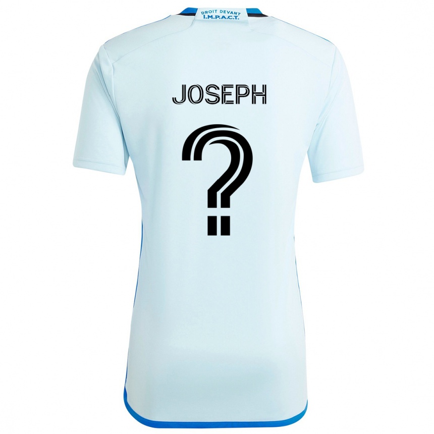 Men Football Sebastien Joseph #0 Ice Blue Away Jersey 2024/25 T-Shirt Nz