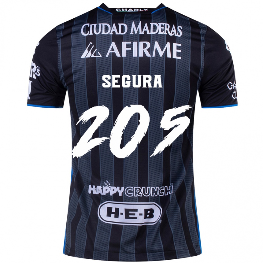 Men Football Mathías Segura #205 White Black Away Jersey 2024/25 T-Shirt Nz