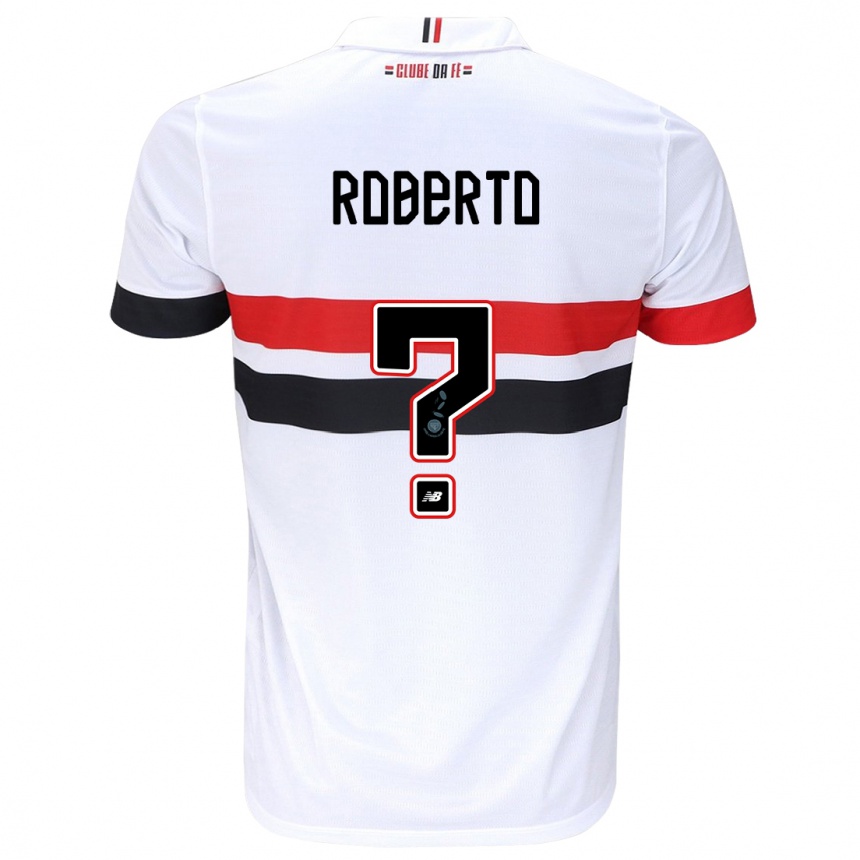 Women Football Roberto #0 White Red Black Home Jersey 2024/25 T-Shirt Nz