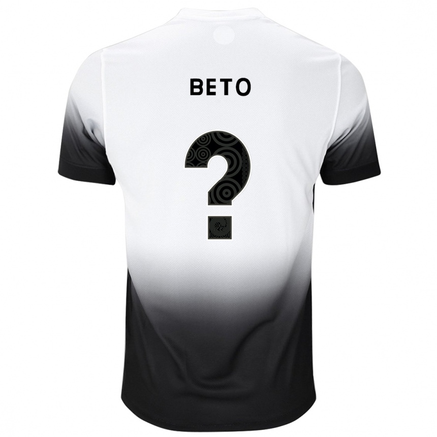 Women Football Beto #0 White Black Home Jersey 2024/25 T-Shirt Nz