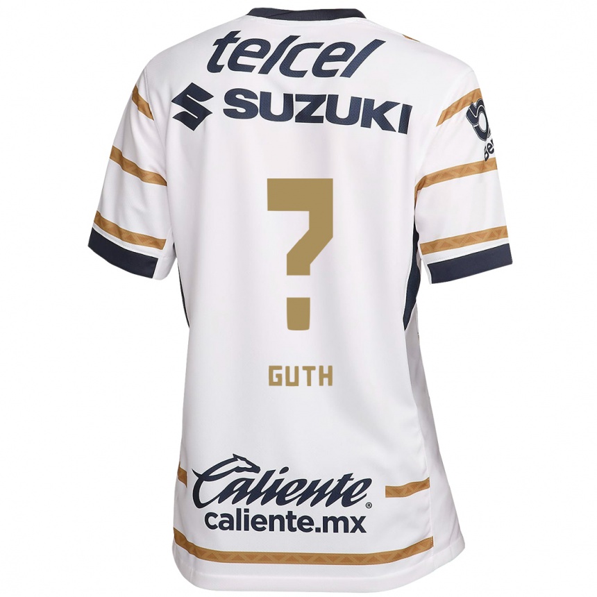 Women Football Tiago Guth #0 White Obsidian Home Jersey 2024/25 T-Shirt Nz