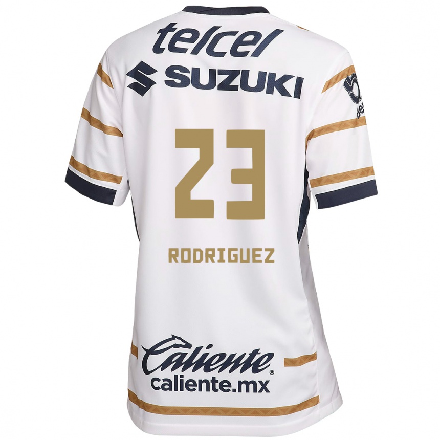 Women Football Catherine Rodriguez #23 White Obsidian Home Jersey 2024/25 T-Shirt Nz