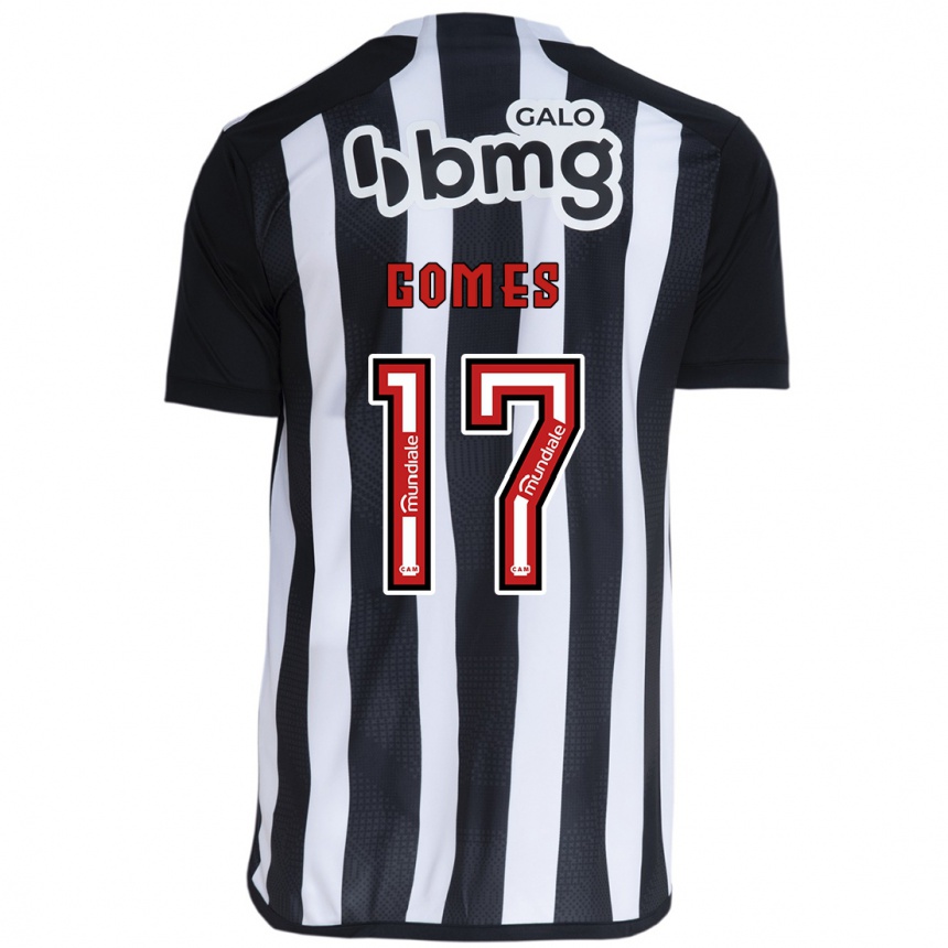 Women Football Igor Gomes #17 White Black Home Jersey 2024/25 T-Shirt Nz