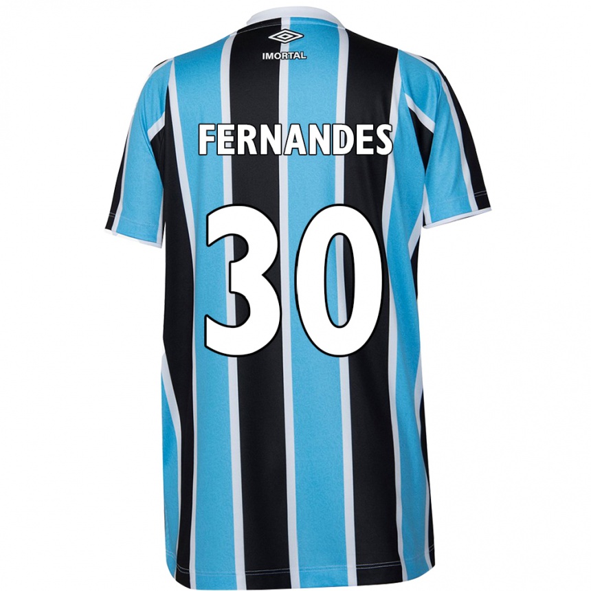 Women Football Raquel Fernandes #30 Blue Black White Home Jersey 2024/25 T-Shirt Nz