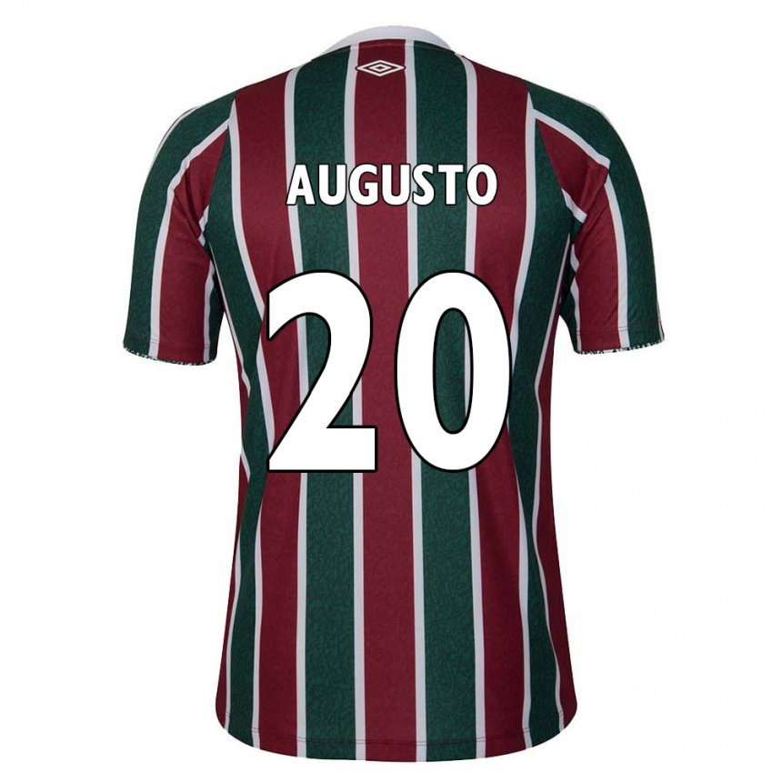 Women Football Renato Augusto #20 Green Maroon White Home Jersey 2024/25 T-Shirt Nz