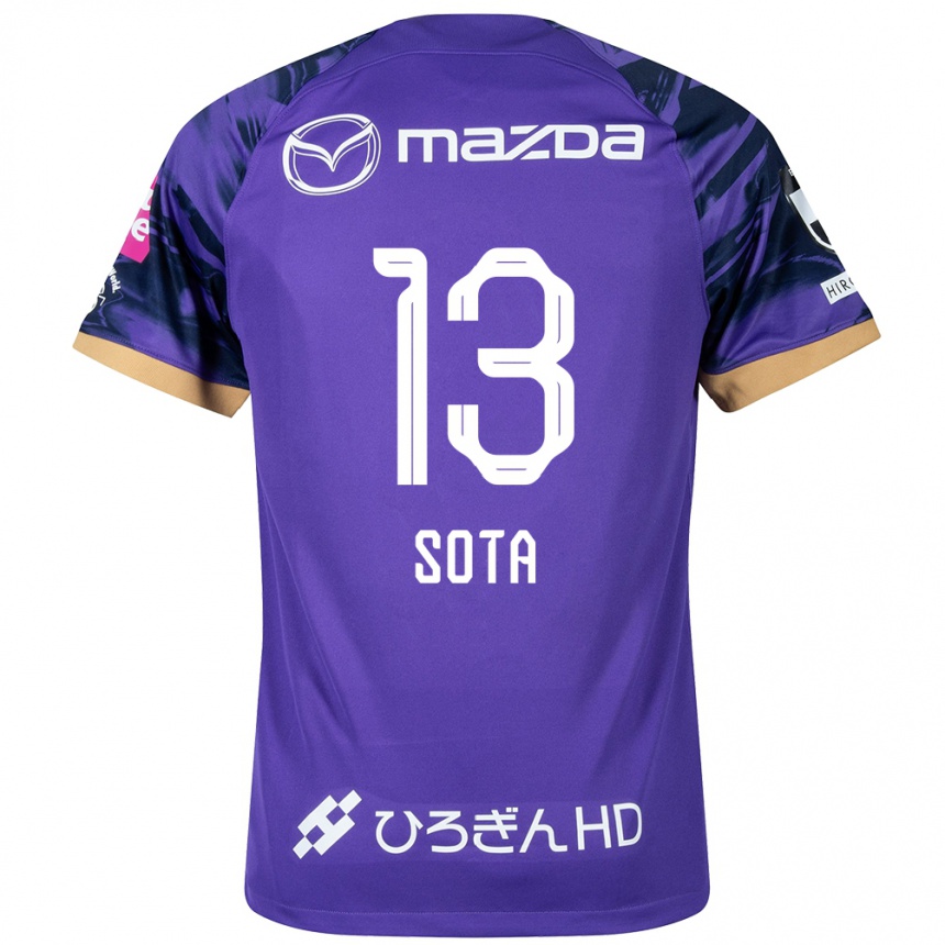 Women Football Moki Sota #13 Purple White Home Jersey 2024/25 T-Shirt Nz